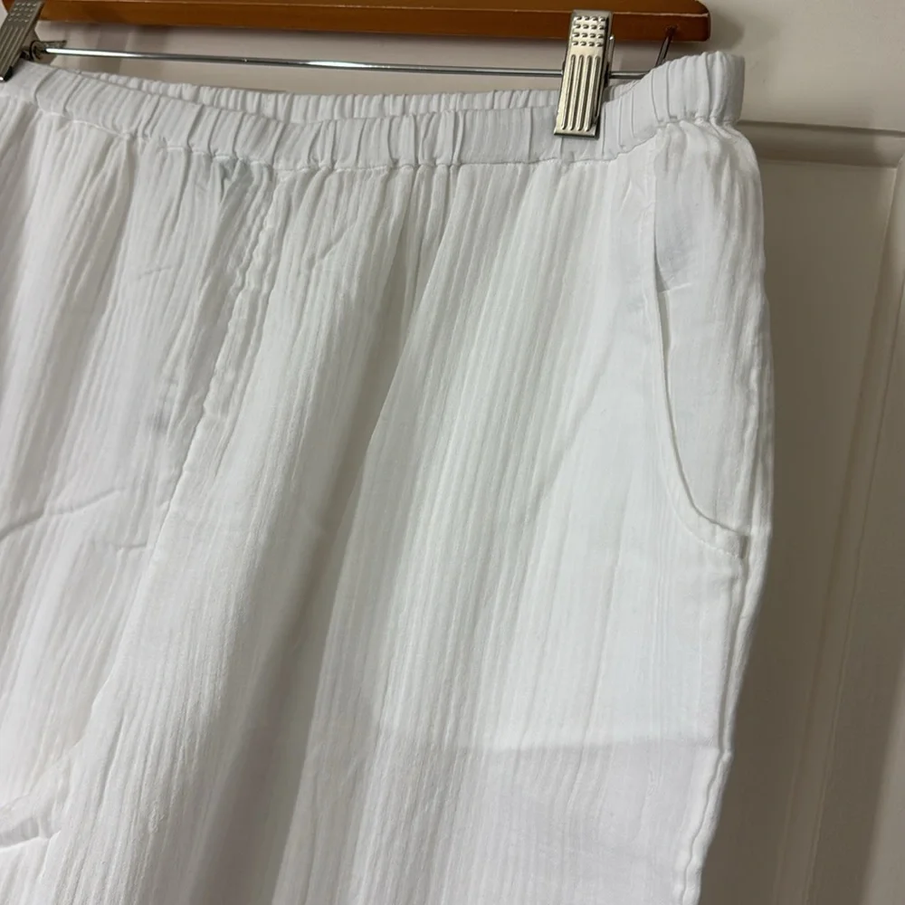 J.Crew Relaxed beach pant in airy gauze BX630